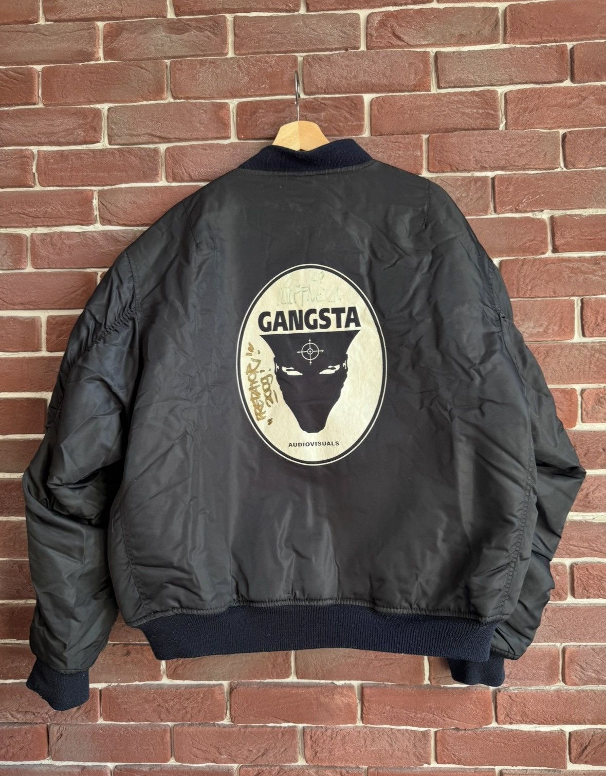 Thunderdome Rare 90s Ruffneck Gangsta Bomber Jacket Gabber Hardcore XL Size US XL / EU 56 / 4 - 2 Thumbnail