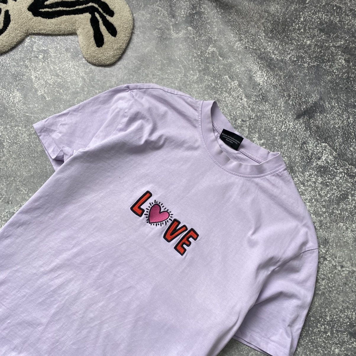 Keith Haring Designer Kaith Haring Big Logo luxury streetwear tee Size US M / EU 48-50 / 2 - 6 Thumbnail