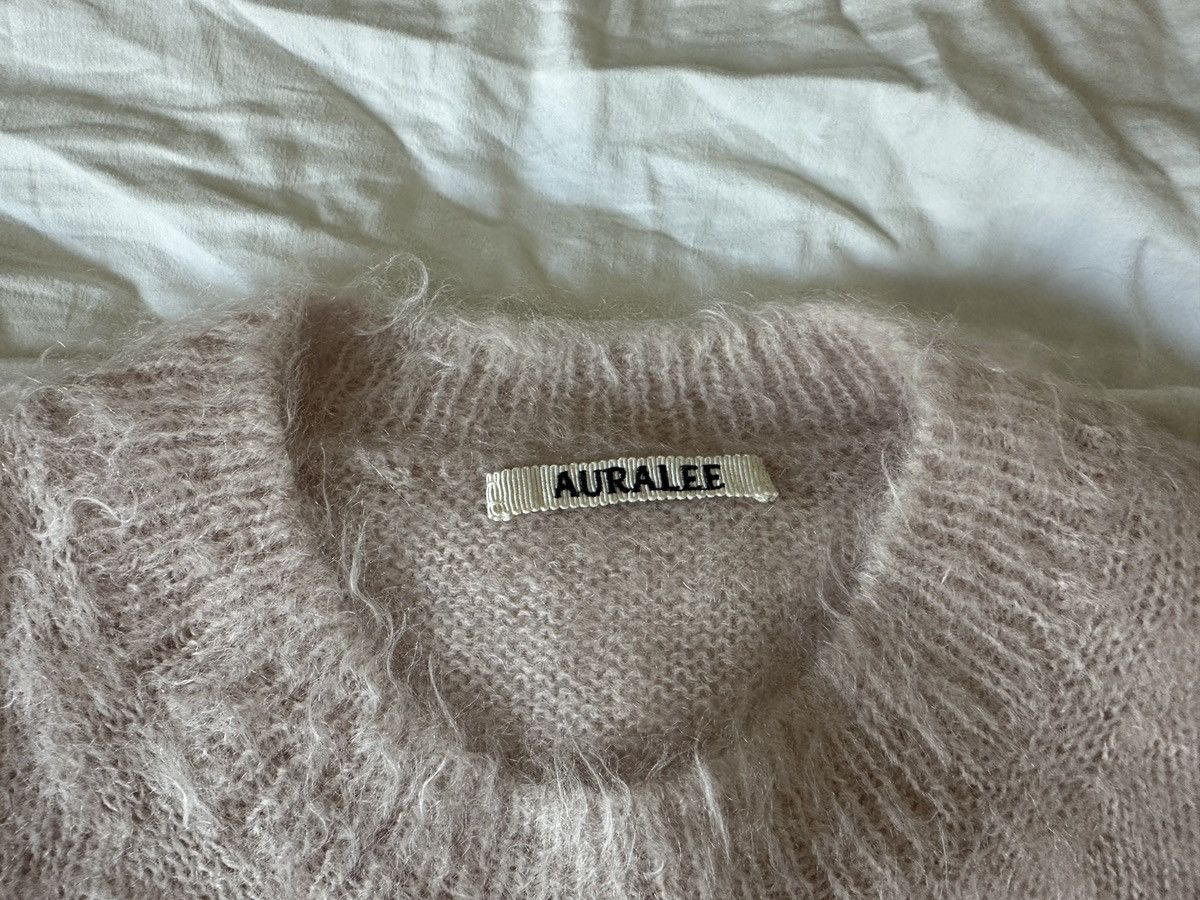 Auralee Brushed Super Kid Mohair Knit Pullover Sweater Size US XL / EU 56 / 4 - 2 Thumbnail