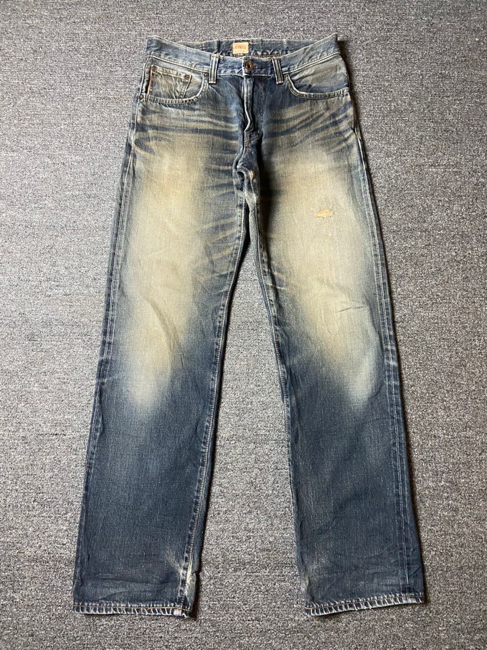 Edwin × Vintage Vintage EDWIN 505 Distressed Denim Jeans (122) Size US 32 / EU 48 - 1 Thumbnail