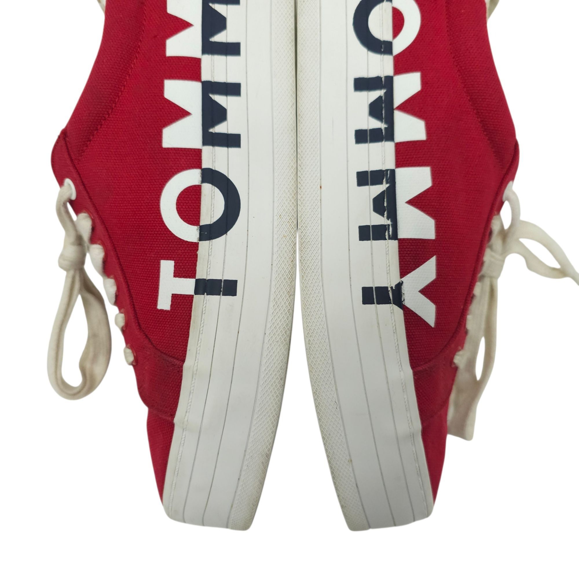 Tommy Hilfiger Tommy Hilfiger Platform Sneakers 8 M Canvas Chunky Y2K Size US 8 / IT 38 - 12 Thumbnail