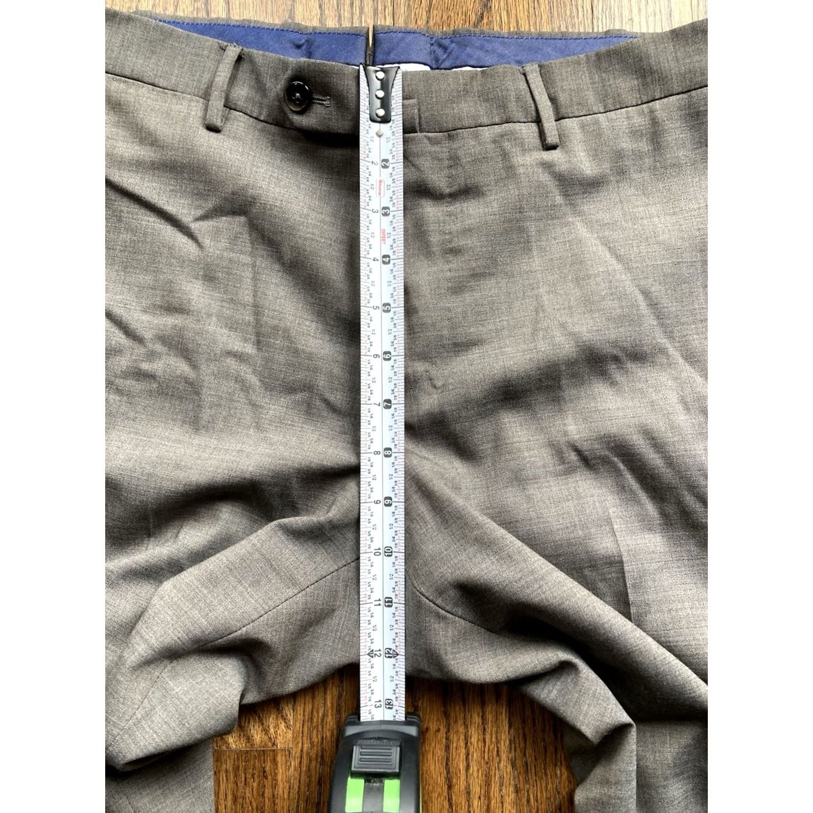 PT Torino PT Torino Pants Mens 35x29 Wool Stretch Slim Fit Slacks Trousers Brown Size US 35 - 4 Thumbnail