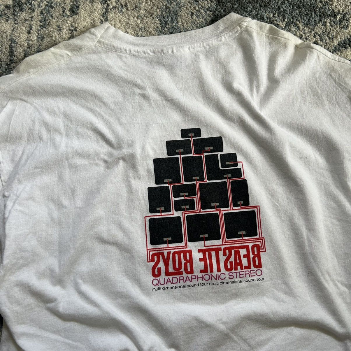 Band Tees 1995 BEASTiE BOYS QUADRAPHONiC STEREO TOUR SiNGLE STiTCH TEE Size US XL / EU 56 / 4 - 15 Thumbnail