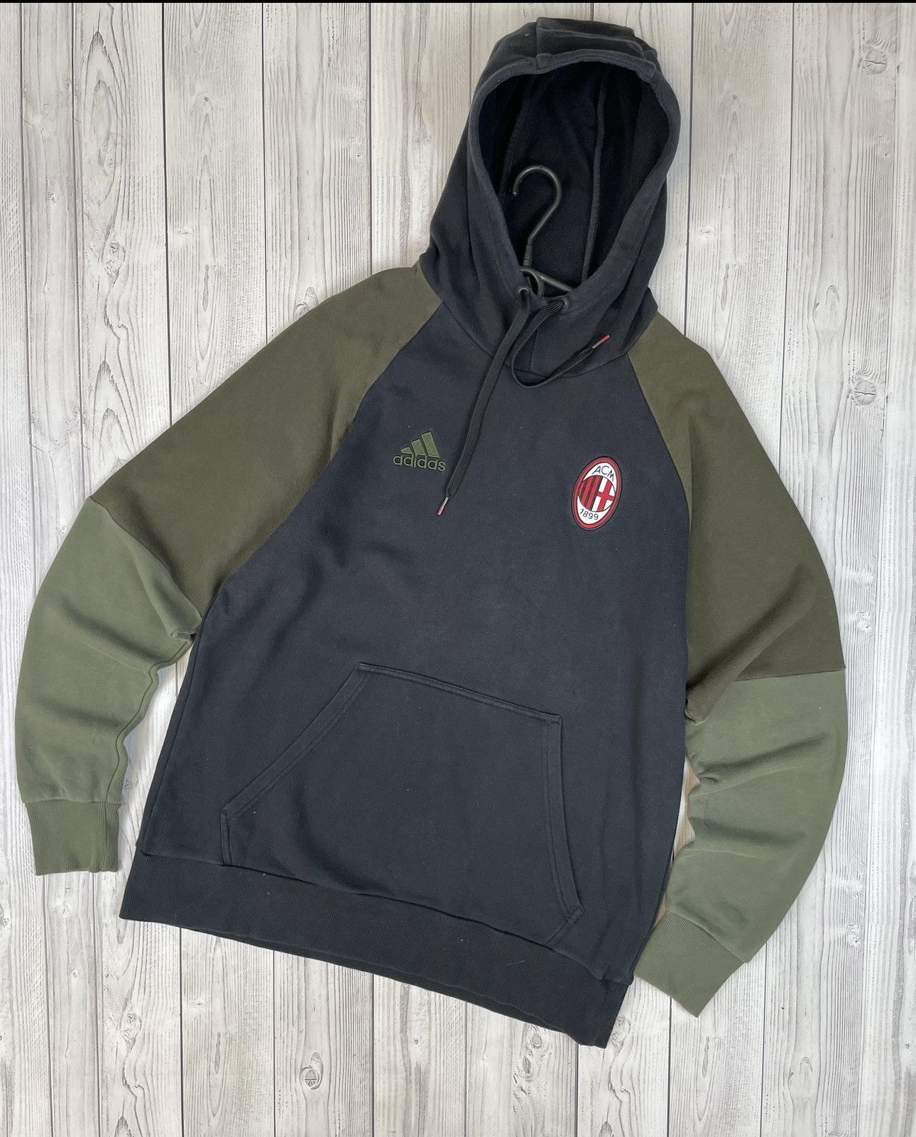 Vintage AC Milan hoodie soccer size XL