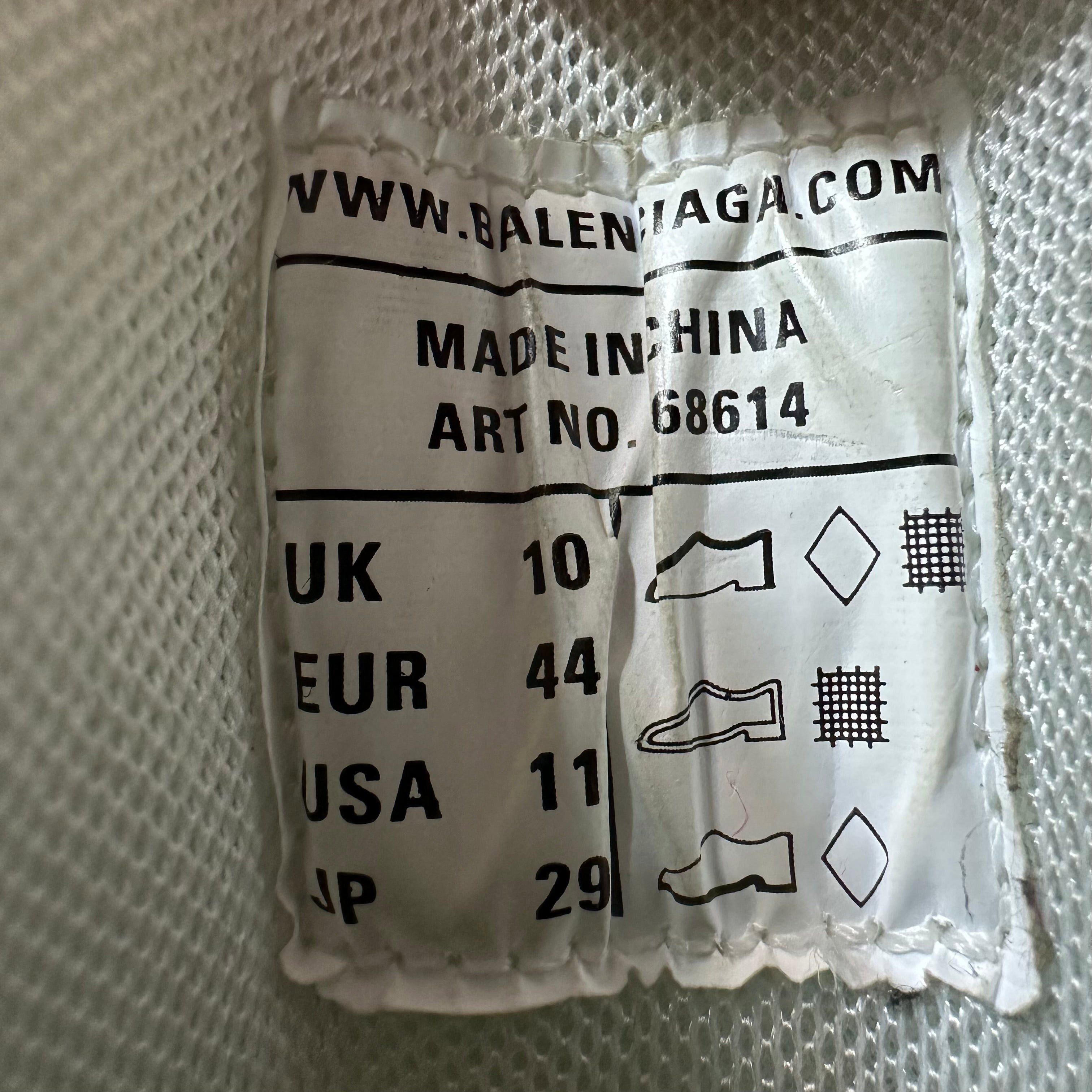 Balenciaga Balenciaga Track 2 White Cream Neon Sneaker Sz 11 (44) Size US 11 / EU 44 - 7 Thumbnail