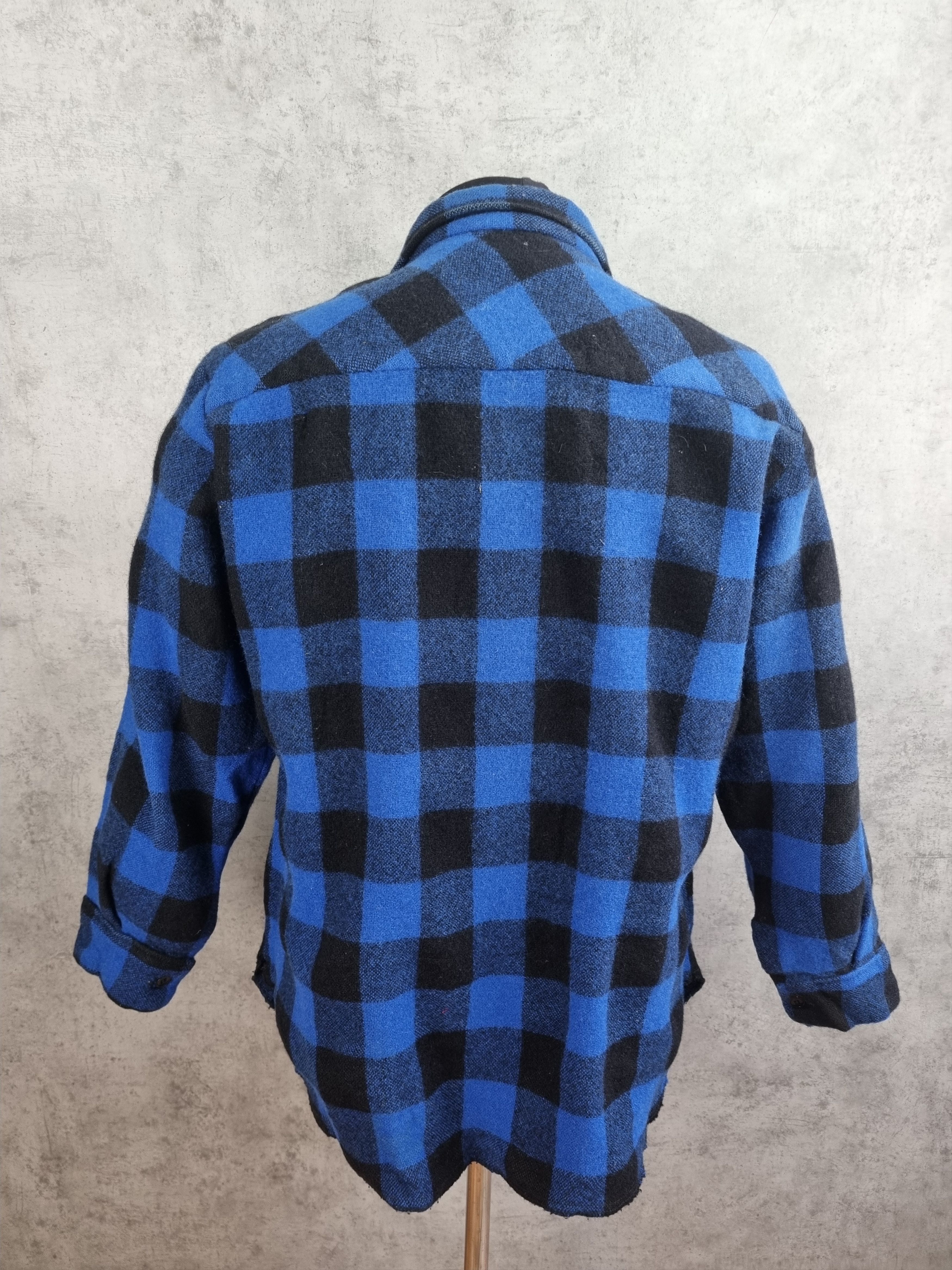 Flannel Swanndri 70s Wool Plaid Vintage Made in New Zealand Shirt Size US M / EU 48-50 / 2 - 8 Thumbnail