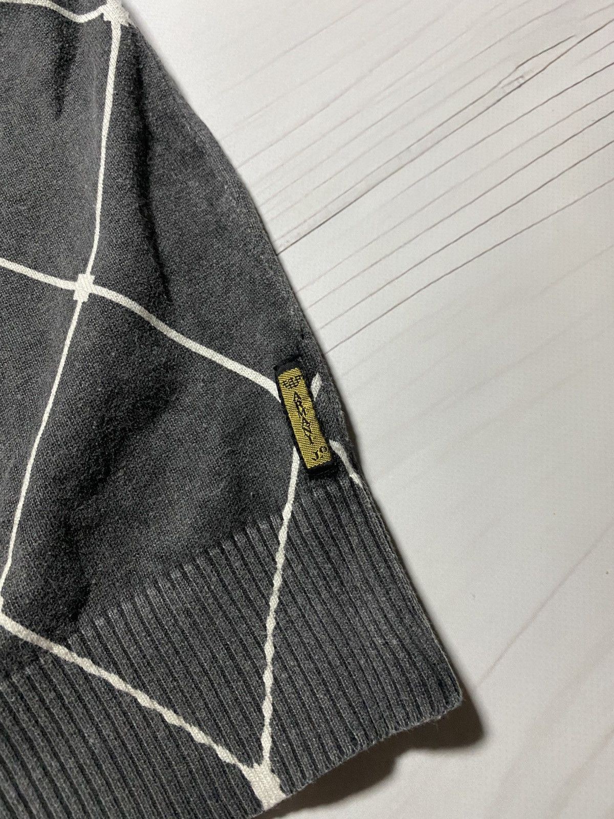 Armani × Vintage Vintage Armani Jeans Distressed faded full zip AJ sweatshirt Size US S / EU 44-46 / 1 - 9 Thumbnail