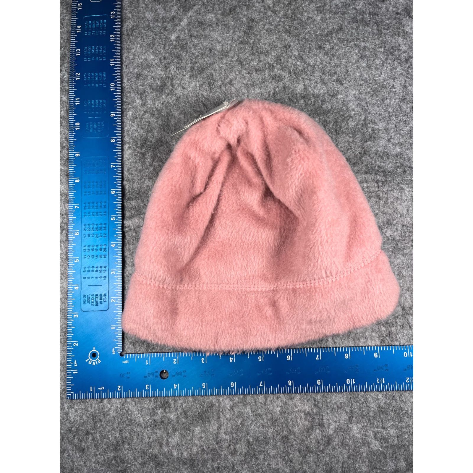 Vintage Time And Tru Beanie Womens One Size Pink Knit Polyester Faux Fur Hat Size ONE SIZE - 5 Thumbnail