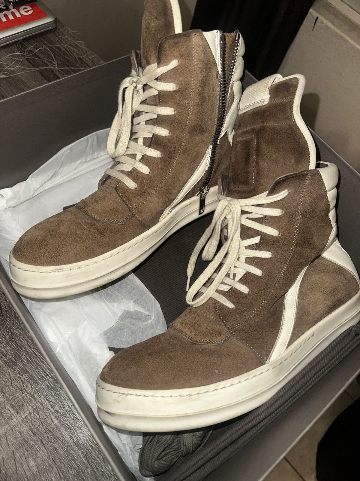 Rick Owens リックオウエンス Geobasket dust/milk