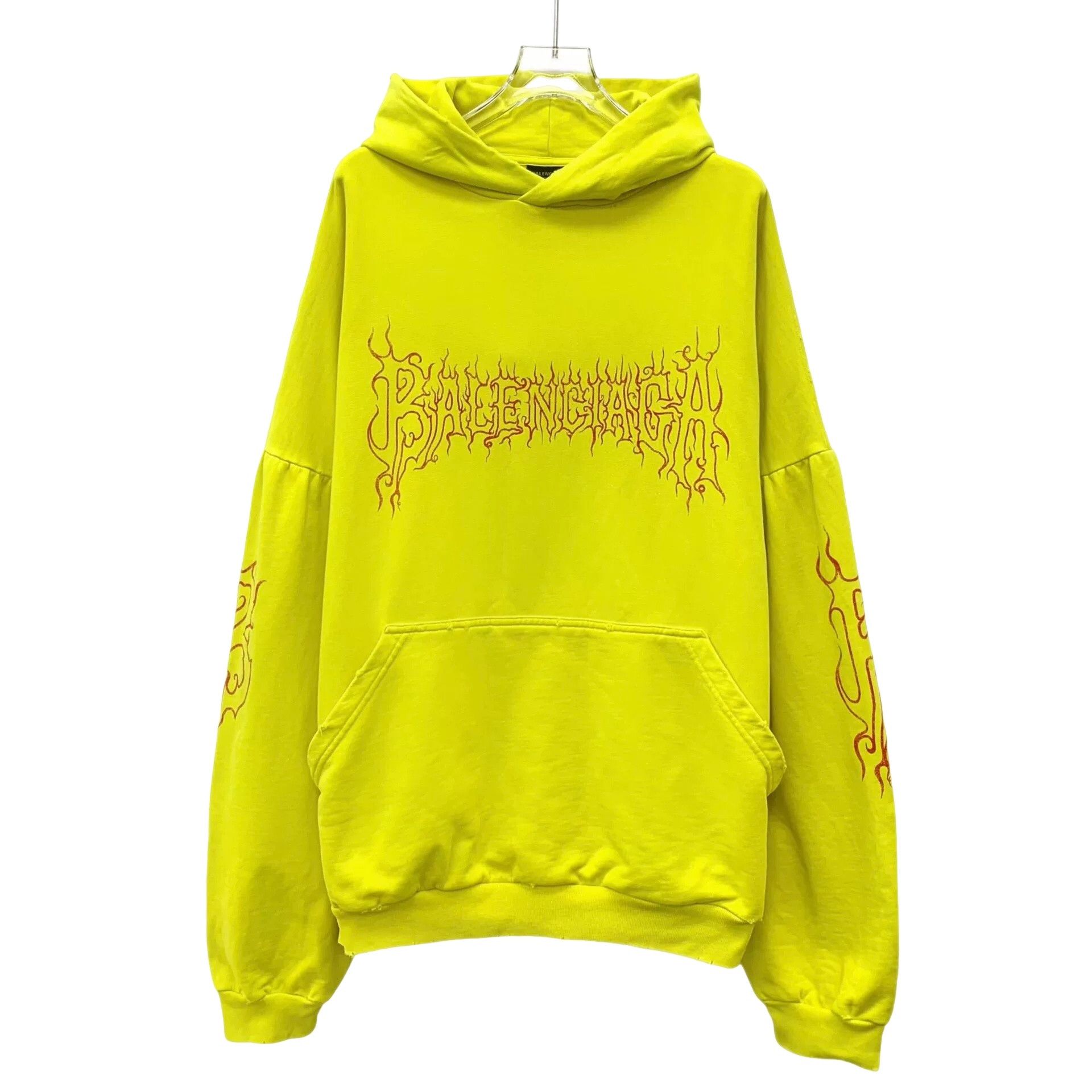 Balenciaga Balenciaga Flame Print Hoodie Size M Size US M / EU 48-50 / 2 - 1 Thumbnail