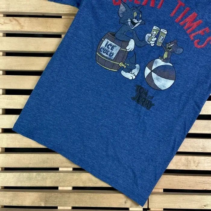Cartoon Network Mens Vintage T Shirt Tom and Jerry Great Times Size L/XL Size US L / EU 52-54 / 3 - 3 Thumbnail