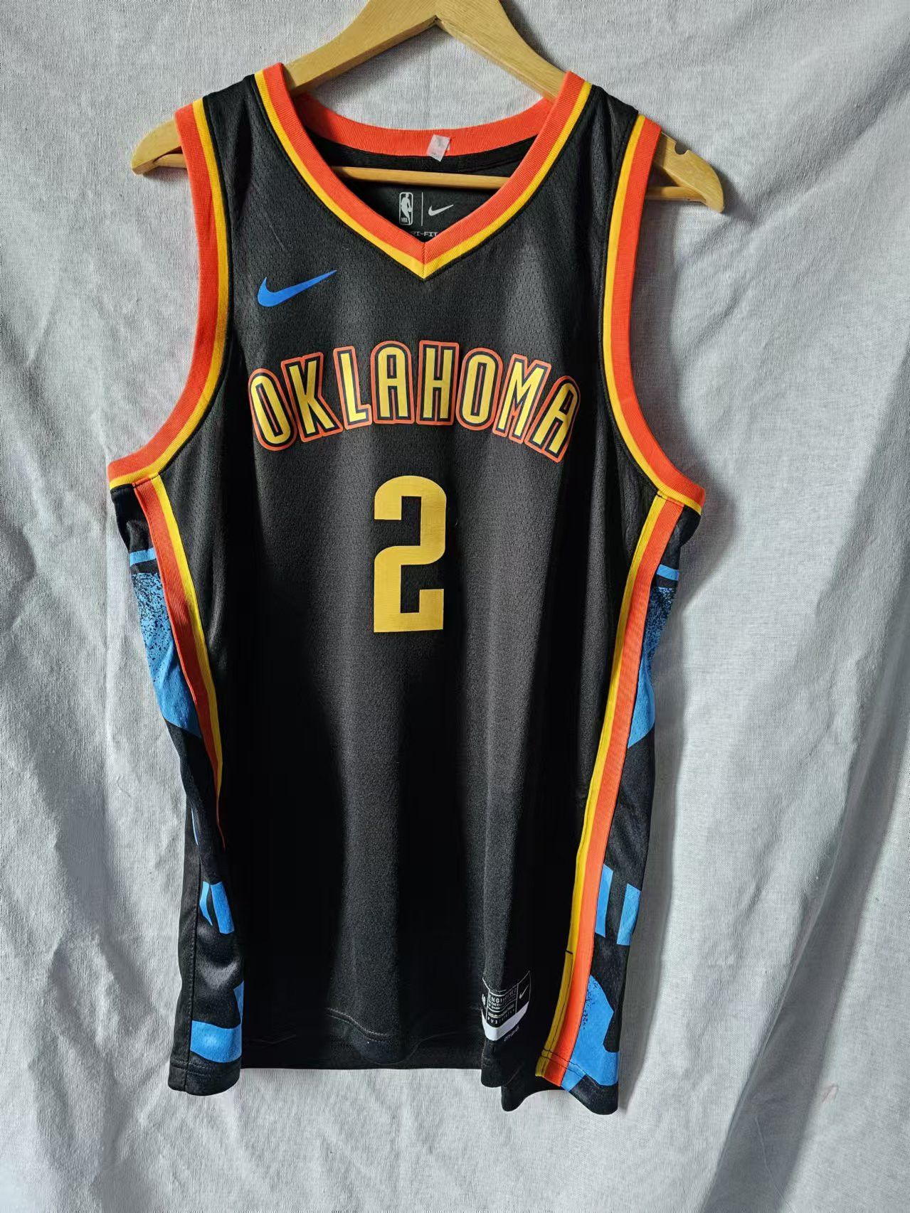 NBA Thunder #2 Gilgeous-Alexander Jersey City Edition Size US M / EU 48-50 / 2 - 1 Thumbnail