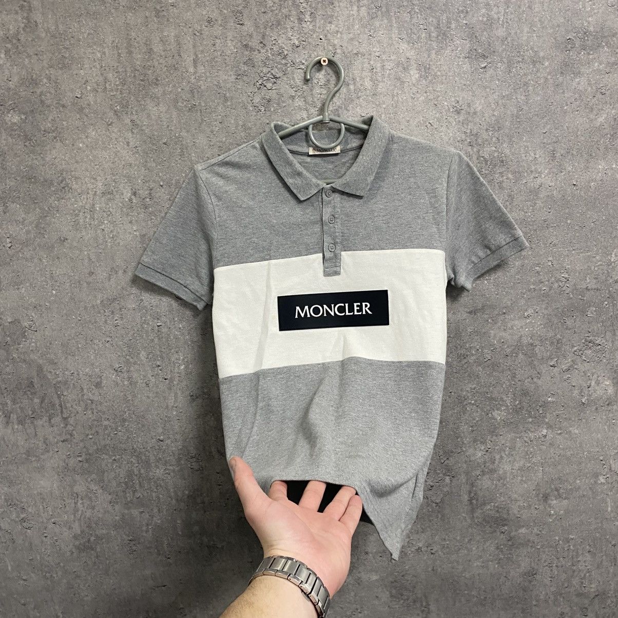 Moncler Moncler Polo T-shirt Big Logo Size US XS / EU 42 / 0 - 2 Thumbnail