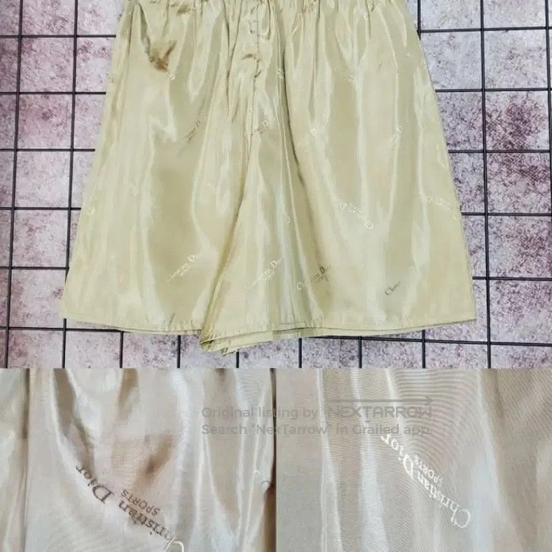 Dior Dior Green Wool Embroidered A-Line Skirt . Size 28" / US 6 / IT 42 - 8 Thumbnail