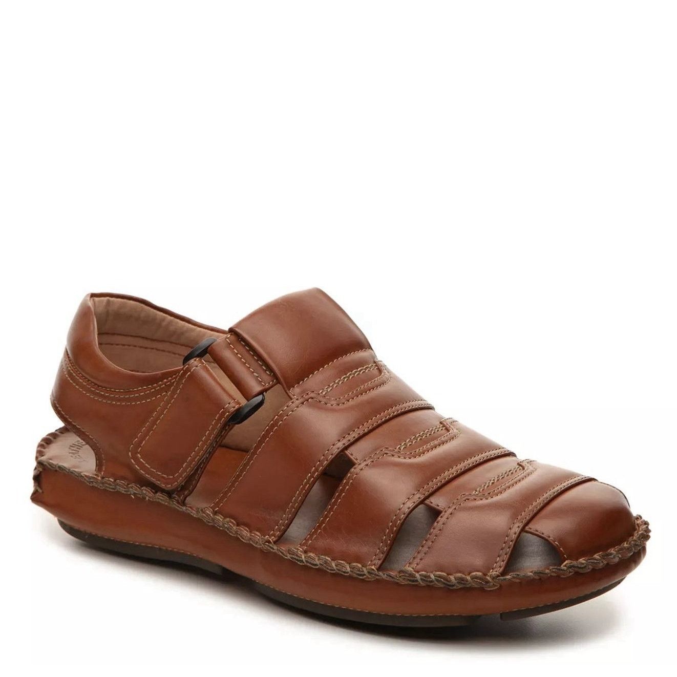 GBX GBX Size 9M Fisherman Sandals Brown Leather Casual Comfort Size US 9 / EU 42 - 1 Thumbnail