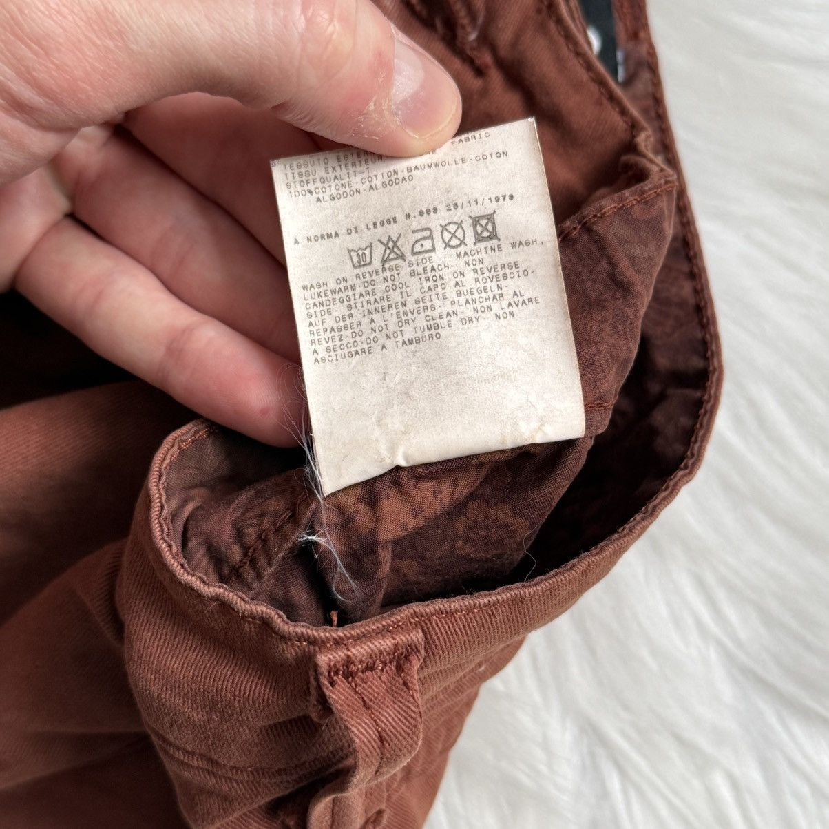 Dolce & Gabbana 📌 Vintage Dolce&Gabbana Low Rise Archive 00s Y2K Jeans Size 29" - 18 Thumbnail