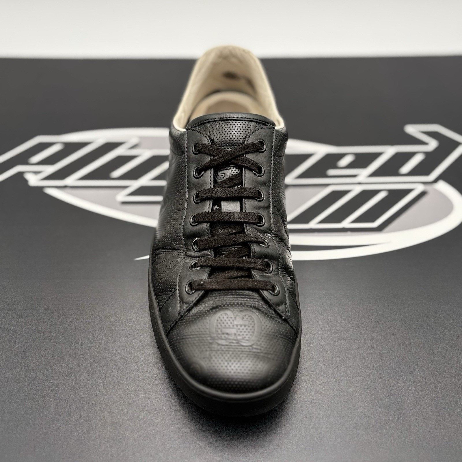 Gucci Size 9.5 G (10 US) - Gucci Ace GG ' Black ' Size US 10 / EU 43 - 5 Thumbnail
