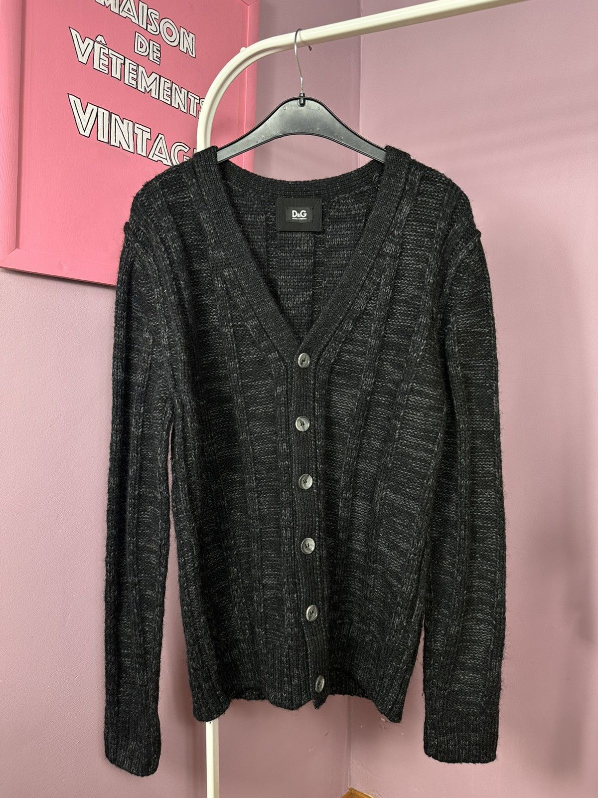 Dolce & Gabbana 2000 Dolce Gabbana Knitted Button Up Cardigan Sweater Wool Size US M / EU 48-50 / 2 - 1 Thumbnail