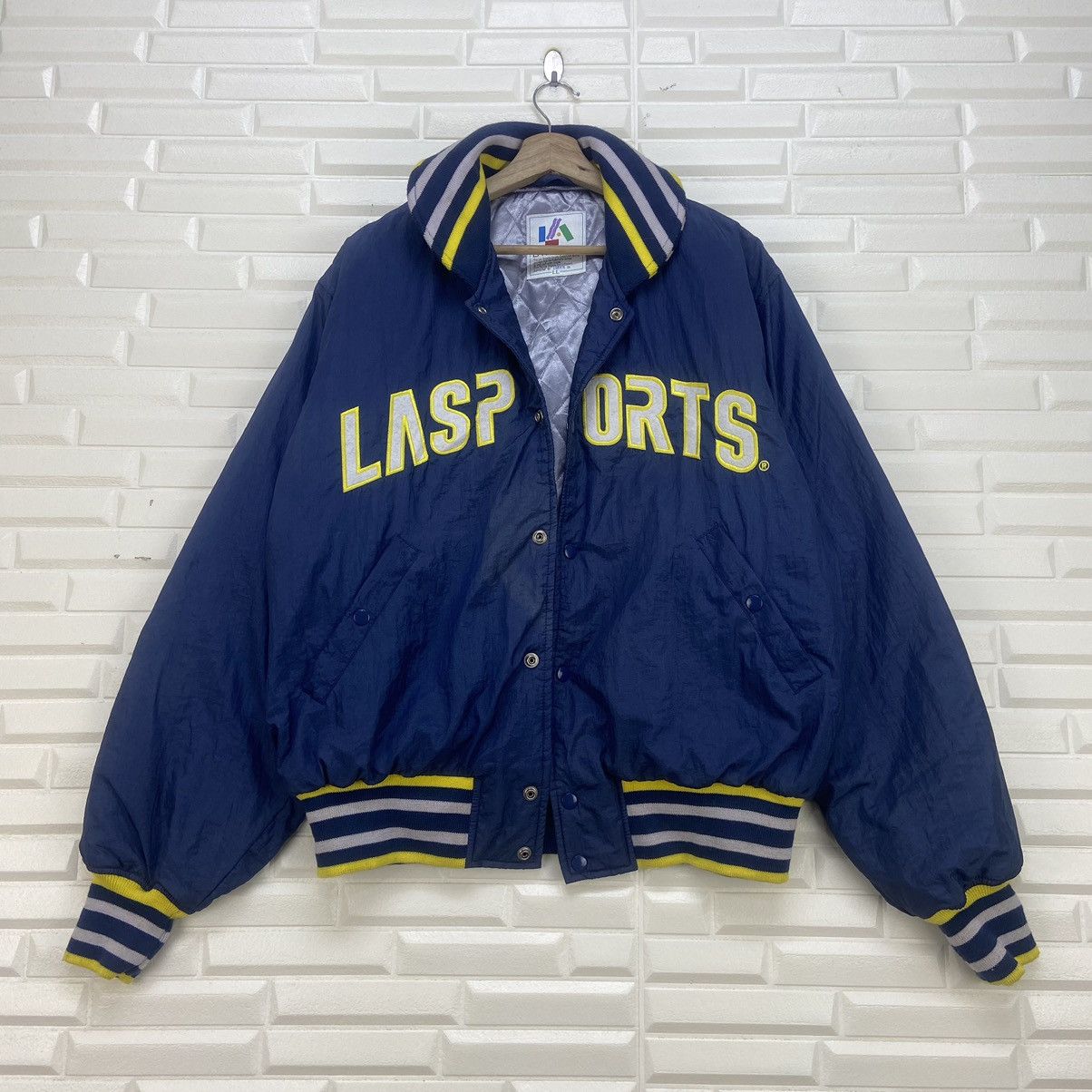 Los Angeles Apparel Vtg The Los Angeles Sports Council LA Sports Nylon Varsity Size US L / EU 52-54 / 3 - 2 Thumbnail