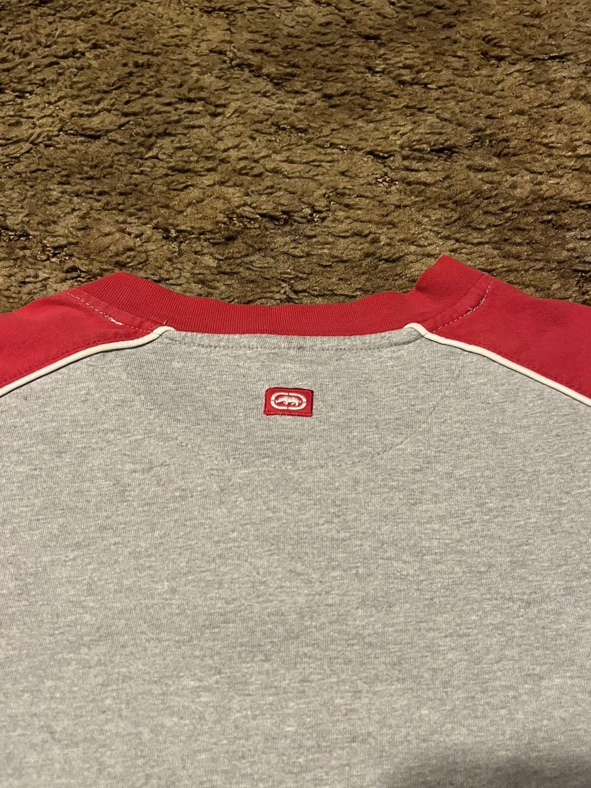 Ecko Unltd. Vintage Y2K Ecko Unltd. Baggy Logo T-Shirt Gray/Red XXLarge Size US XXL / EU 58 / 5 - 5 Thumbnail