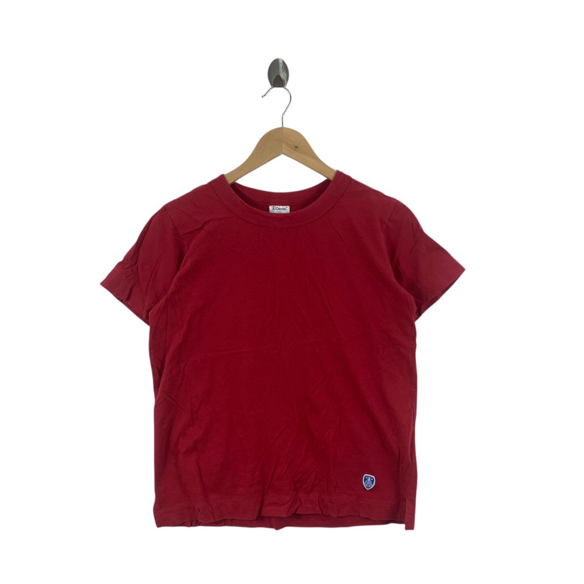 Orcival Vintage ORCIVAL PARIS FRANCE Minimalist Design Red Tee Shirt Size L / US 10 / IT 46 - 3 Thumbnail