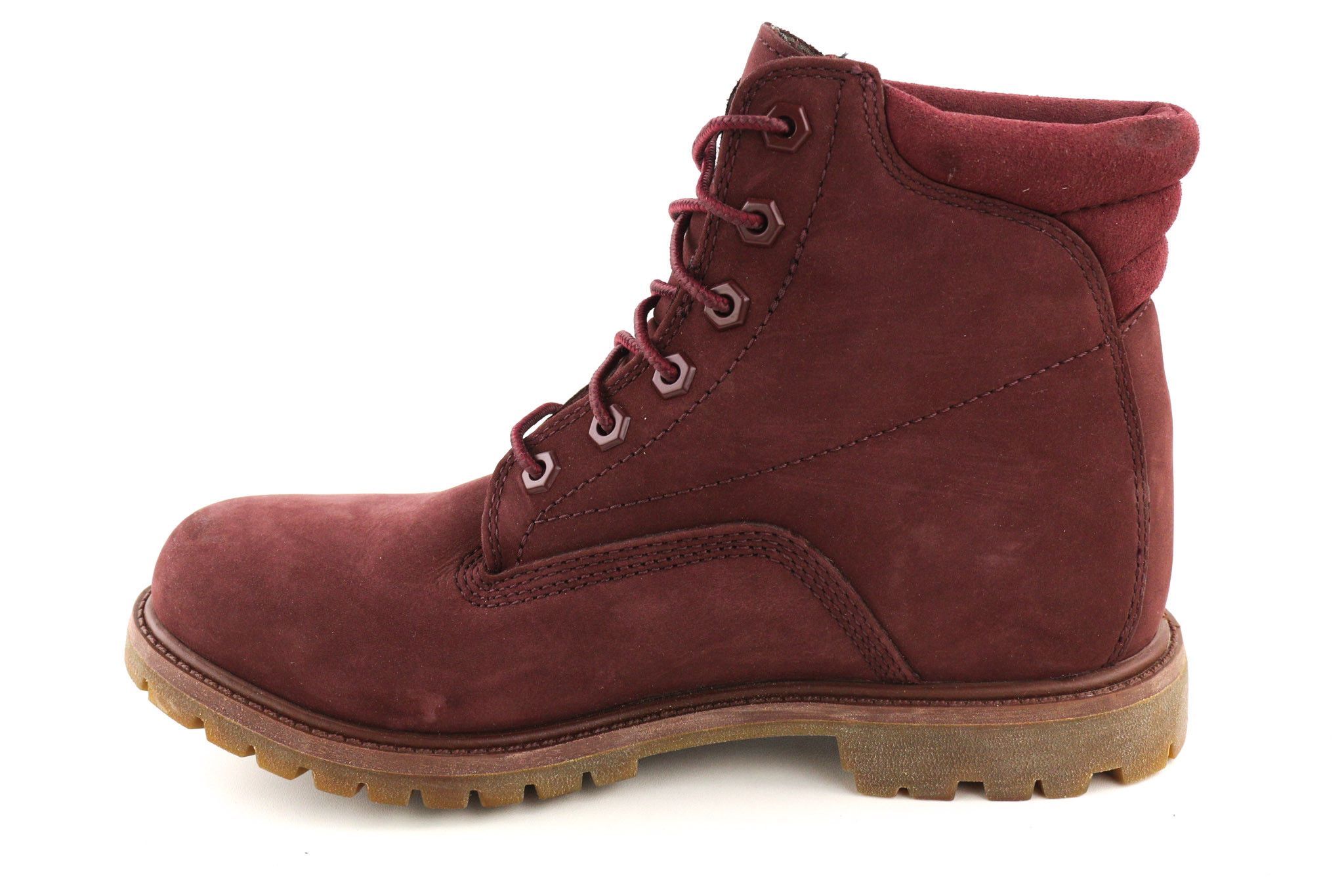 Timberland A1R2T-A4898 EU39/40 Purple Leather Lace Boots Shoes 81136 Size US 8 / IT 38 - 15 Thumbnail