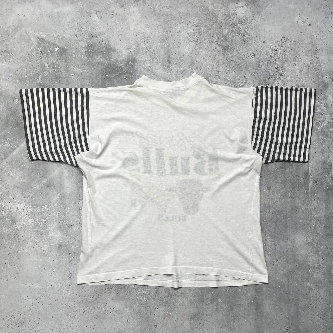 NBA × Vintage Vintage 90s Chicago Bulls NBA Approved T Shirt White Size US M / EU 48-50 / 2 - 19 Thumbnail