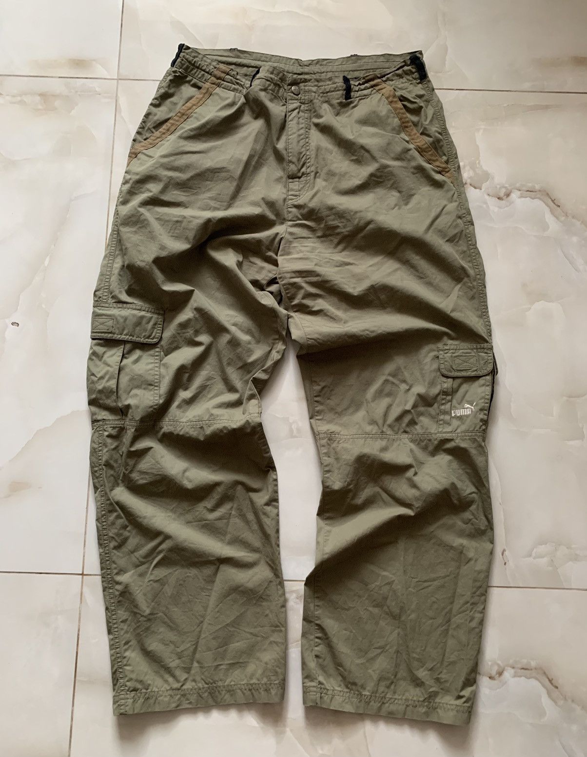 Puma Vintage 90s Puma Baggy Pants cargo streetwear y2k Size US 32 / EU 48 - 1 Thumbnail