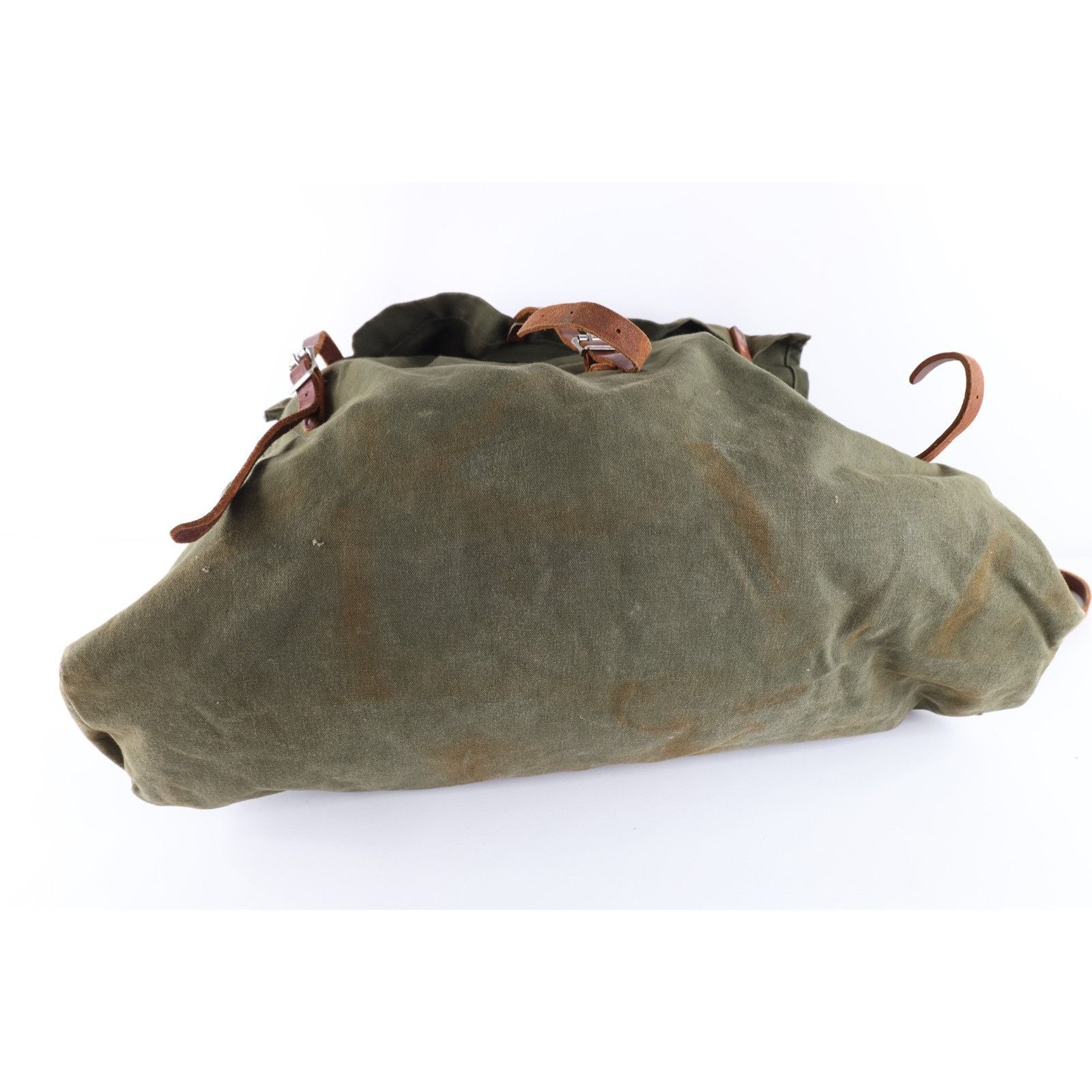 Duluth Pack Vintage Duluth Pack Heavy Canvas Leather Safford Pack Bag Size ONE SIZE - 5 Thumbnail