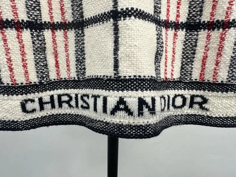 Dior Dior Wool Check Logo Sleeveless Dress . Size M / US 6-8 / IT 42-44 - 3 Thumbnail
