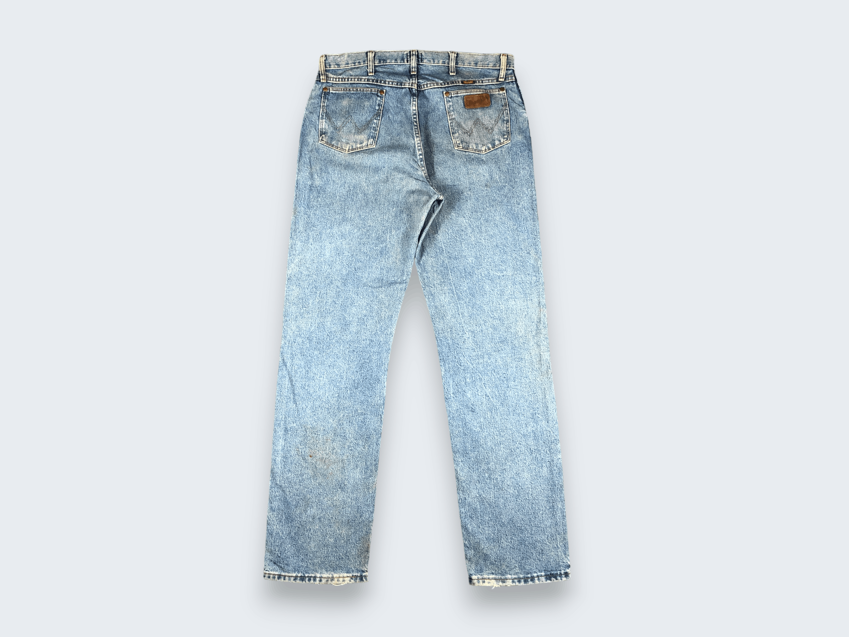 Vintage × Wrangler Vintage Wrangler 47 Regular Fit Light Blue Wash Jeans L654 Size US 38 / EU 54 - 4 Thumbnail