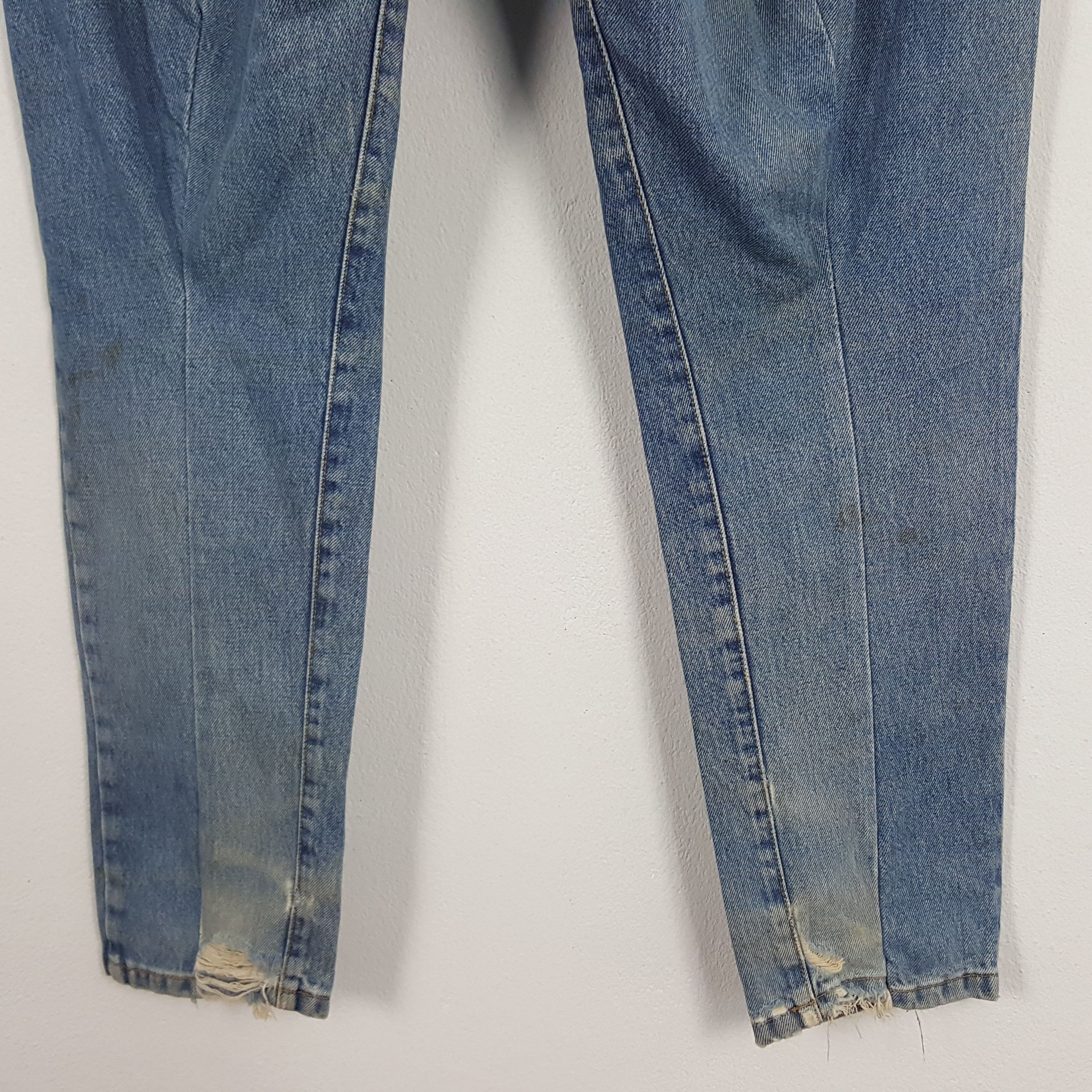 Stussy × Vintage Vintage Stussy USA Custom Art Logo Slimfit Denim Jeans Size 32" / US 10 / IT 46 - 3 Thumbnail
