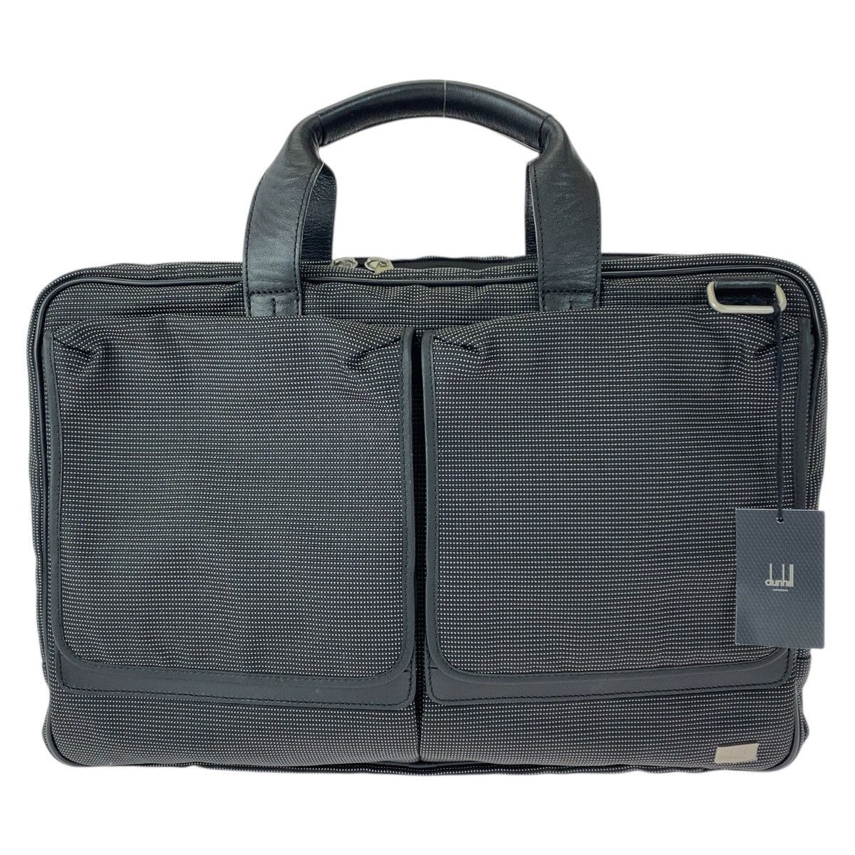 Dunhill Dunhill Canvas Leather Briefcase Leather Business Bag DUTY FREE for USA