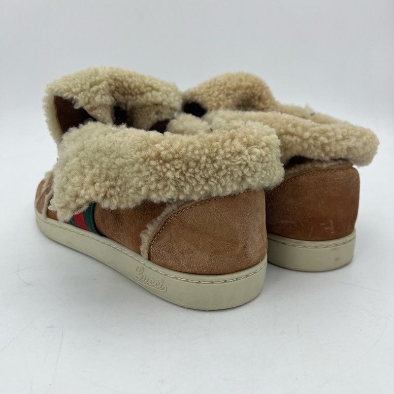 Gucci Gucci Brown Shearling Casual Shoes for Men -2508 Size US 9.5 / EU 42-43 - 5 Thumbnail