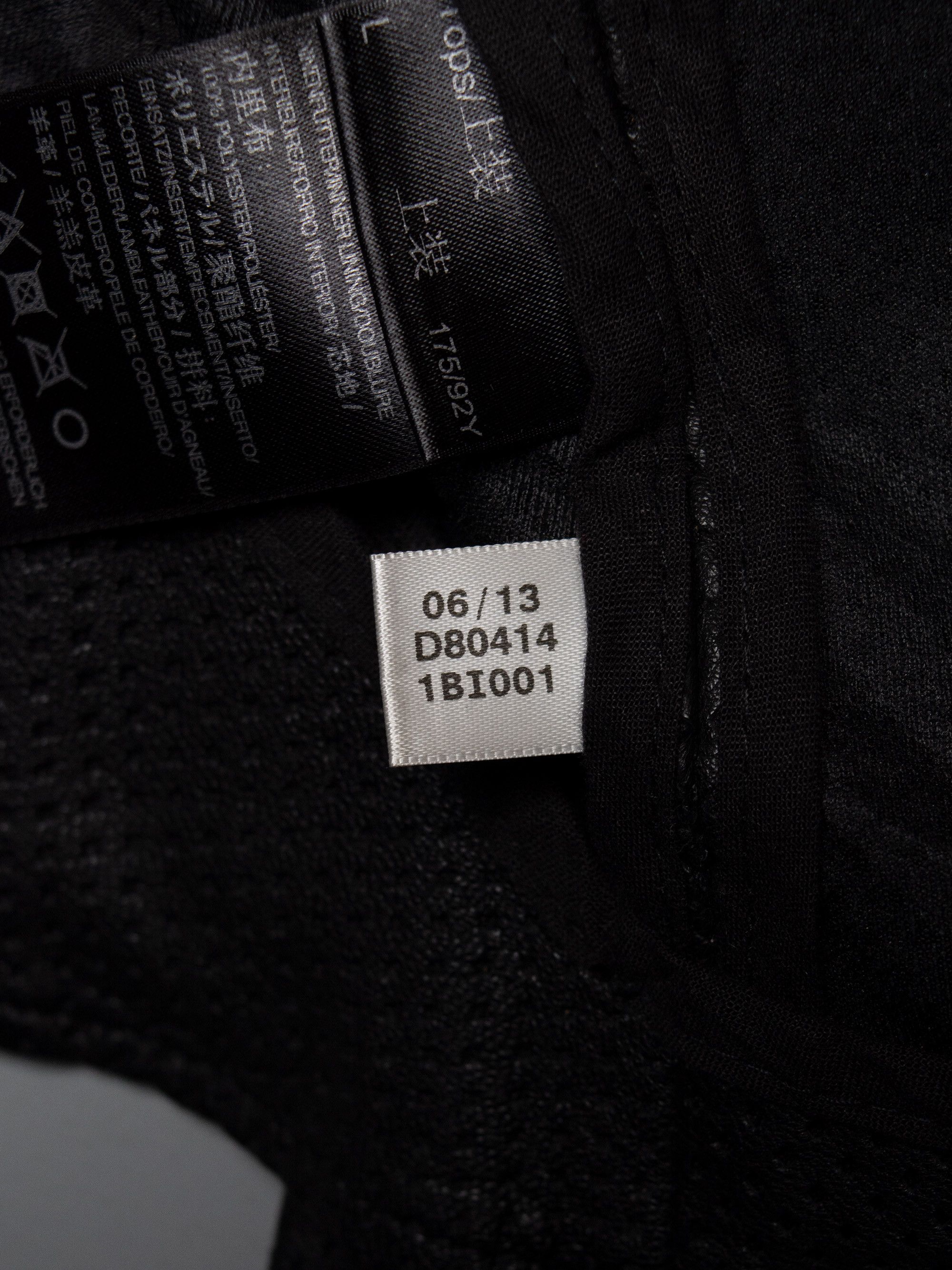 Y-3 Y-3 - A/W 2013 - women's perforated leather biker jacket Size L / US 10 / IT 46 - 14 Thumbnail