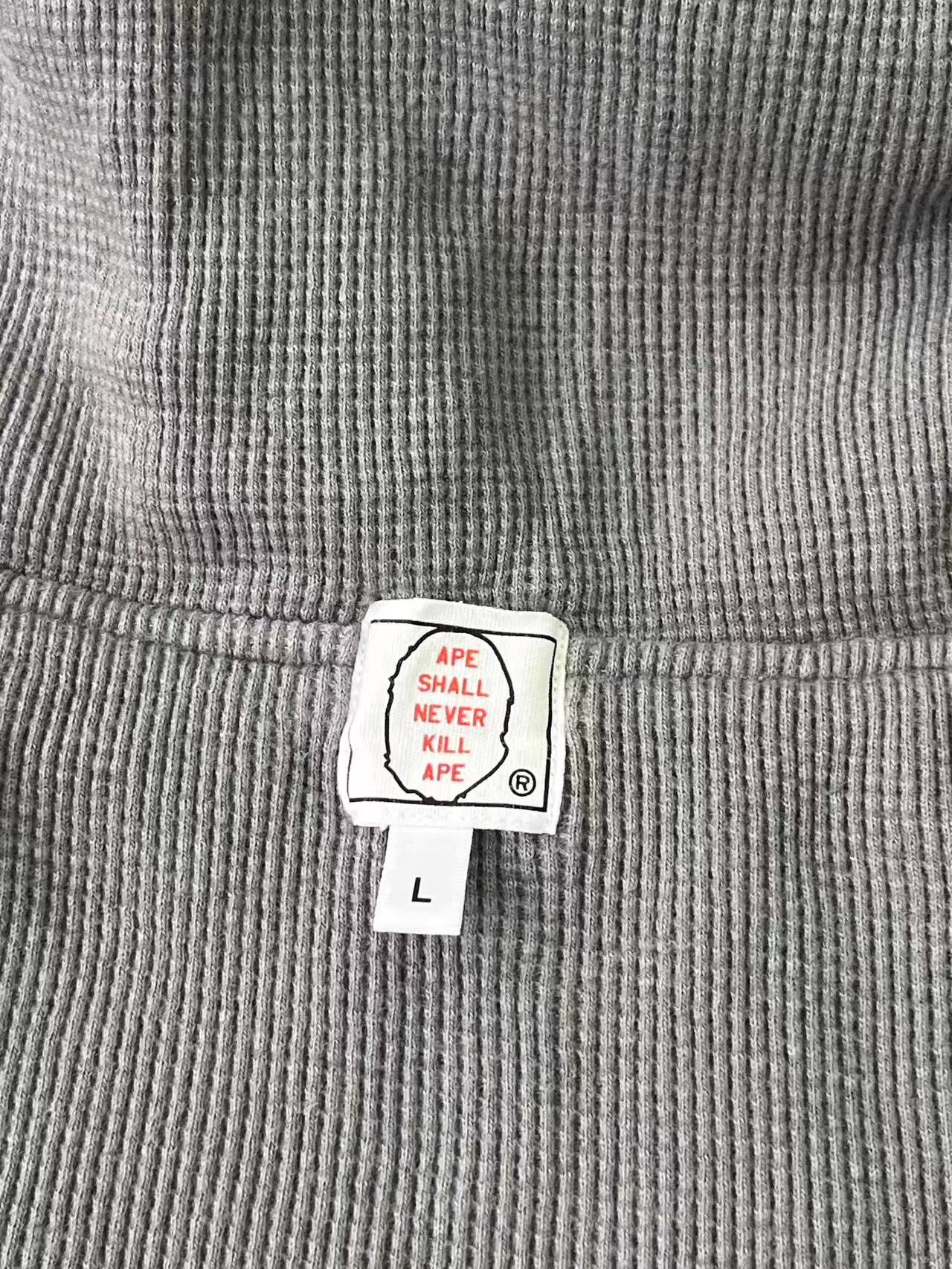 Bape BAPE Gray Shark Full Zip Hoodie K5 Size US L / EU 52-54 / 3 - 3 Thumbnail