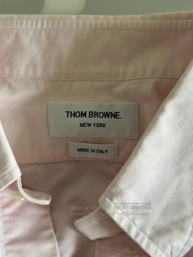 Thom Browne Thom Browne Pink armband shirt Size US XXL / EU 58 / 5 - 3 Thumbnail
