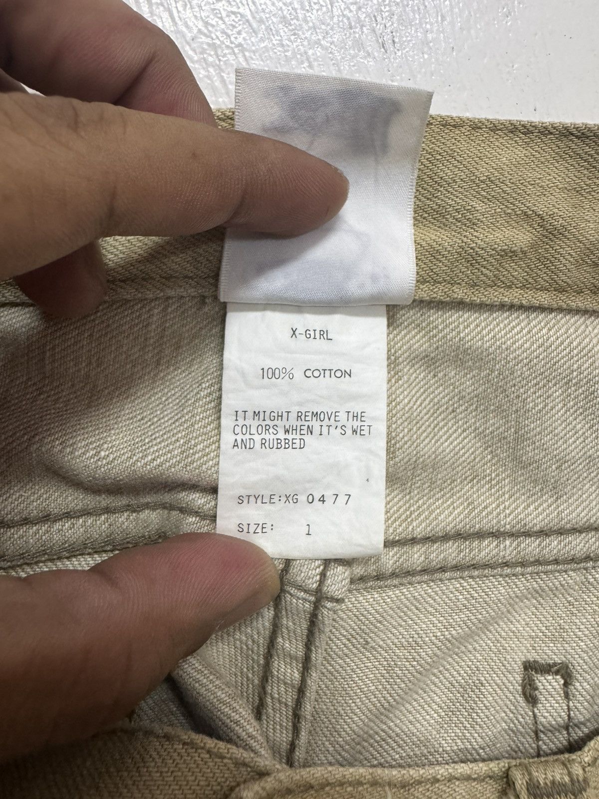 Japanese Brand X- girl Japan Faded denim Size US 31 - 7 Thumbnail