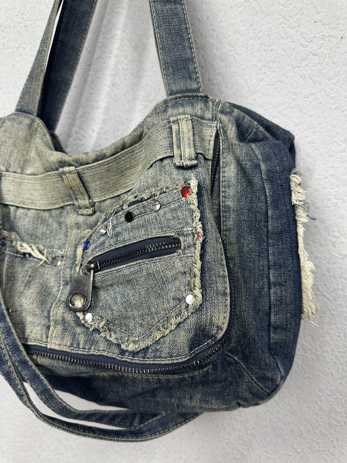 Diesel Vintage Diesel Denim Distressed Style Ifsixwasnine Y2k Dolce Size ONE SIZE - 6 Thumbnail