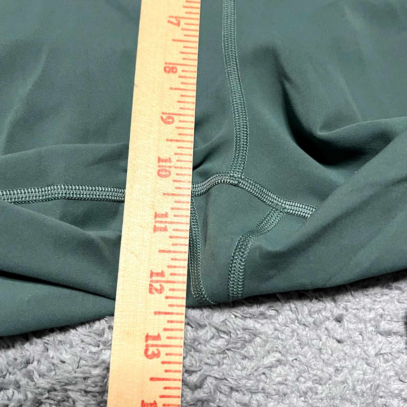 Lululemon VINTAGE Lululemon Leggings Womens 14 Wunder Train High Rise Pockets 25" Green W5EPSS Size 36" / US 14 / IT 50 - 7 Thumbnail