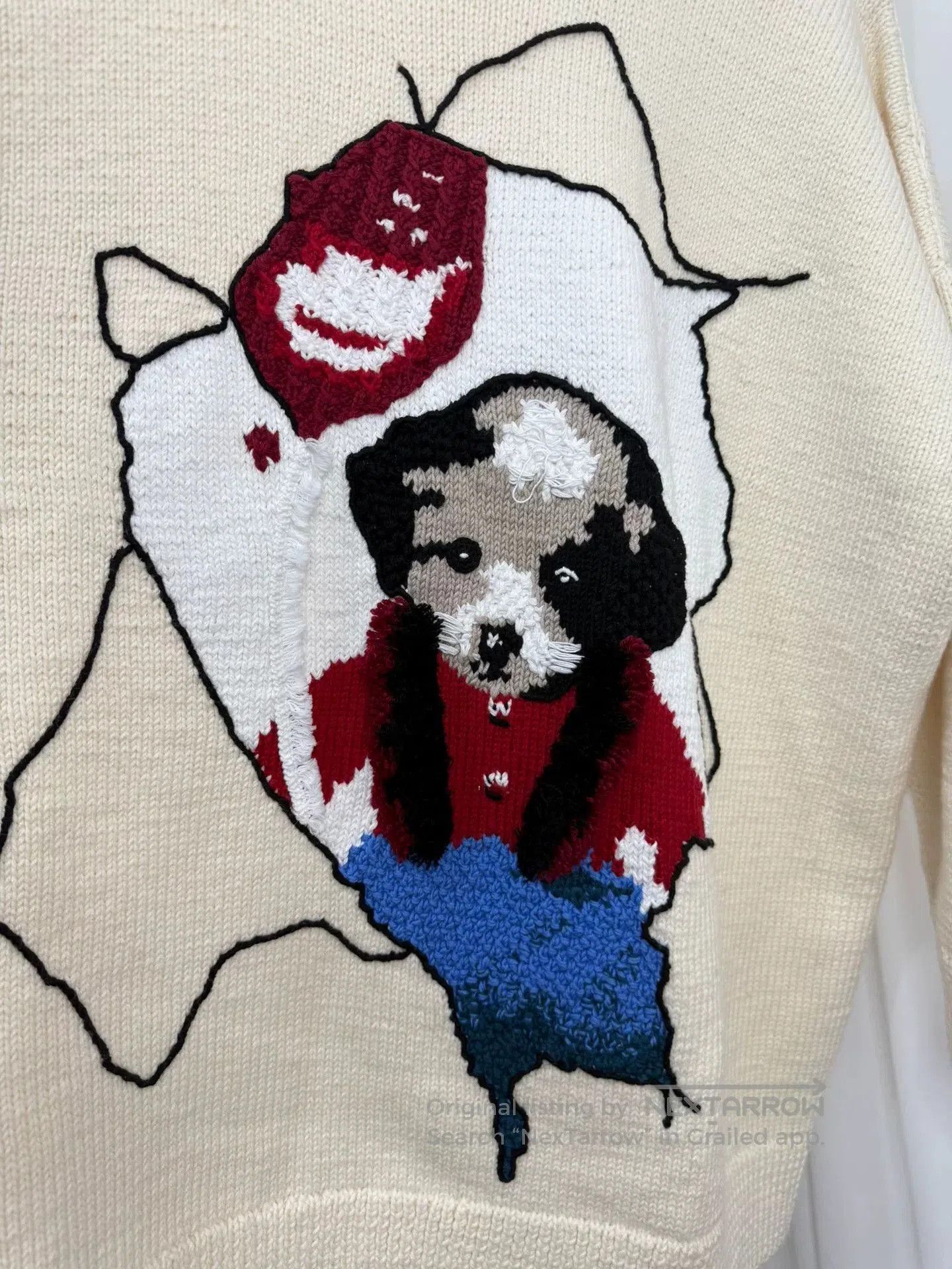 Loewe LOEWE Dog Pattern Wool Sweater. Size US XS / EU 42 / 0 - 2 Thumbnail