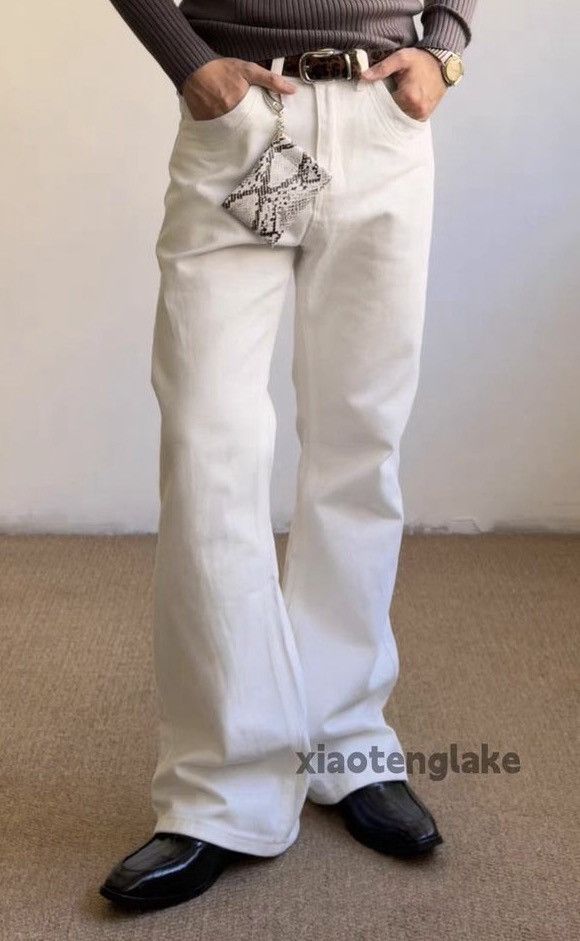 Jean xz vintage loose baggy wide Leg flared yuppie jeans Size US 29 - 9 Thumbnail