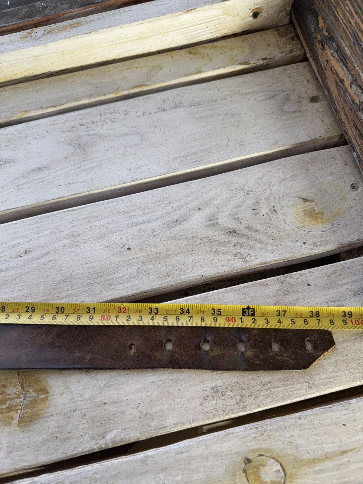 Diesel Vintage Leather Belt Y2K DIESEL Punk Metal Avant Garde Size ONE SIZE - 13 Thumbnail