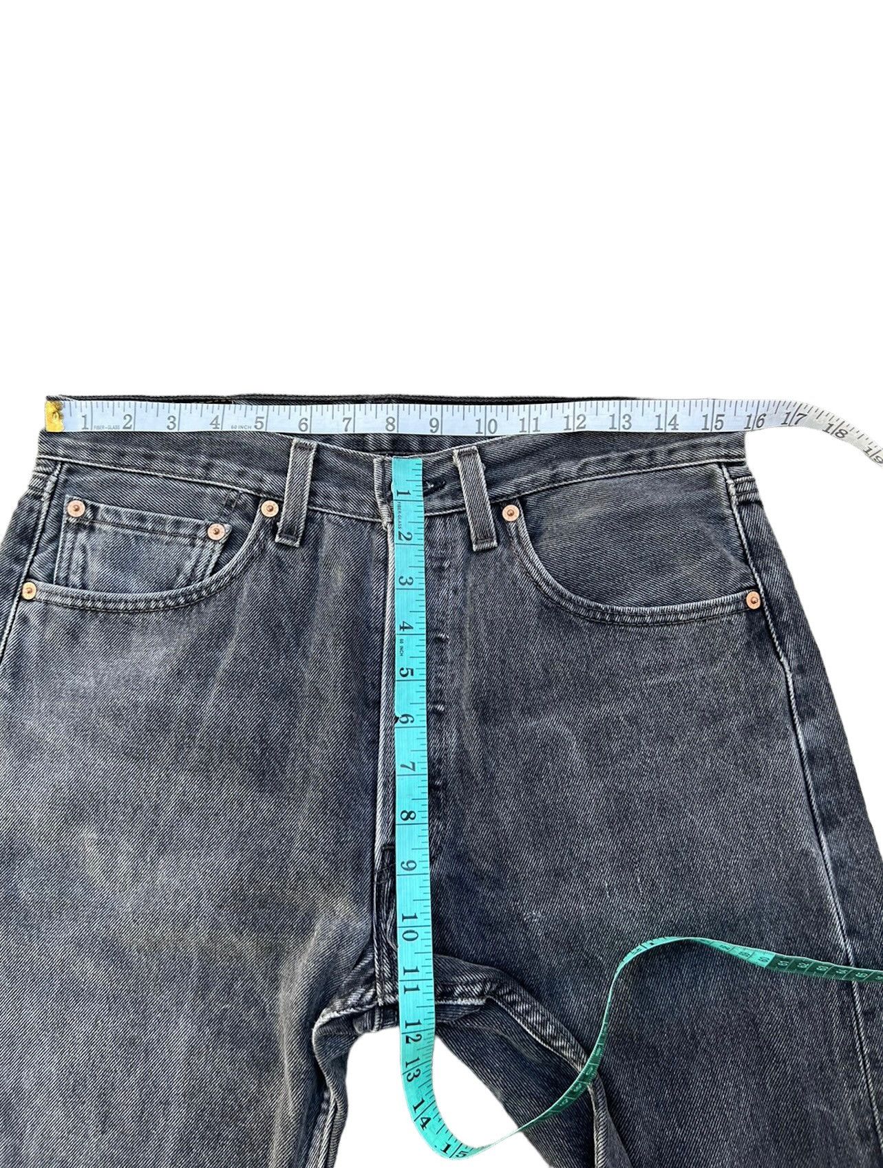 Levi's × Vintage Vintage 1999 Levi’s 501 Usa Faded Black Denim Jeans Size US 31 - 3 Thumbnail