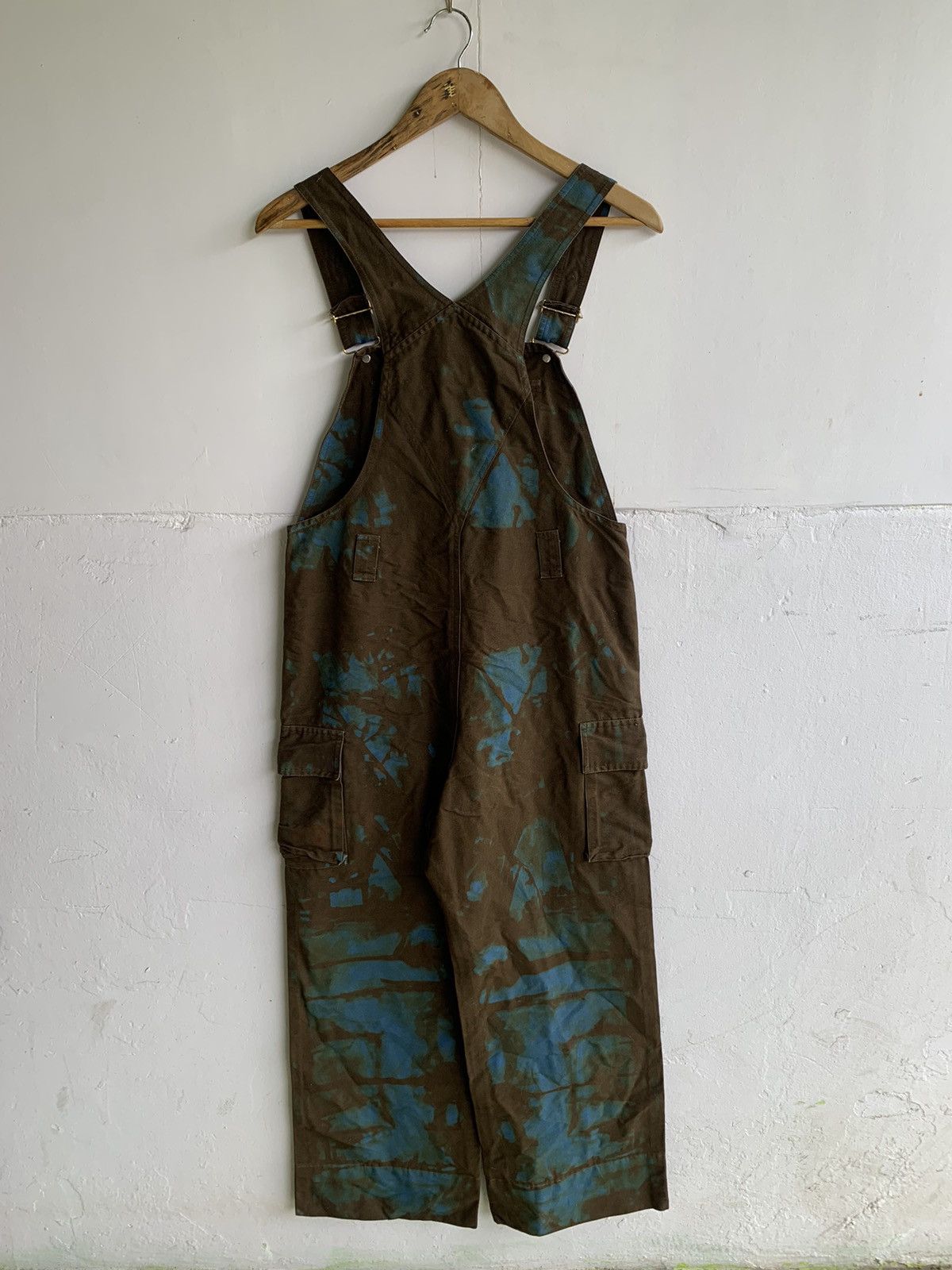 Japanese Brand 💥Vintage Japanese Ingeborg Tie-dye Jumpsiut Cargo Pant Size US 32 / EU 48 - 3 Thumbnail