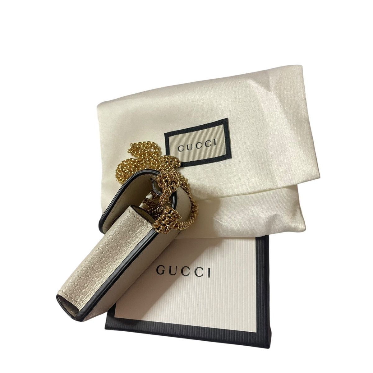 Gucci Gucci white leather lipstick necklace Size ONE SIZE - 4 Thumbnail