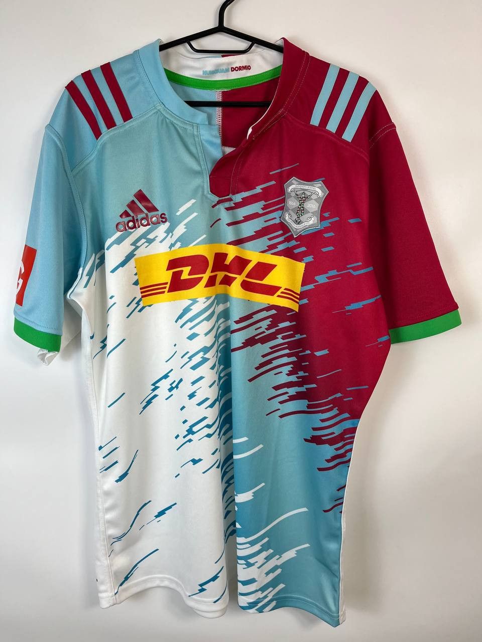 Adidas HARLEQUINS 2016 2017 AWAY RUGBY SHIRT JERSEY ADIDAS SIZE XL Size US XL / EU 56 / 4 - 1 Thumbnail