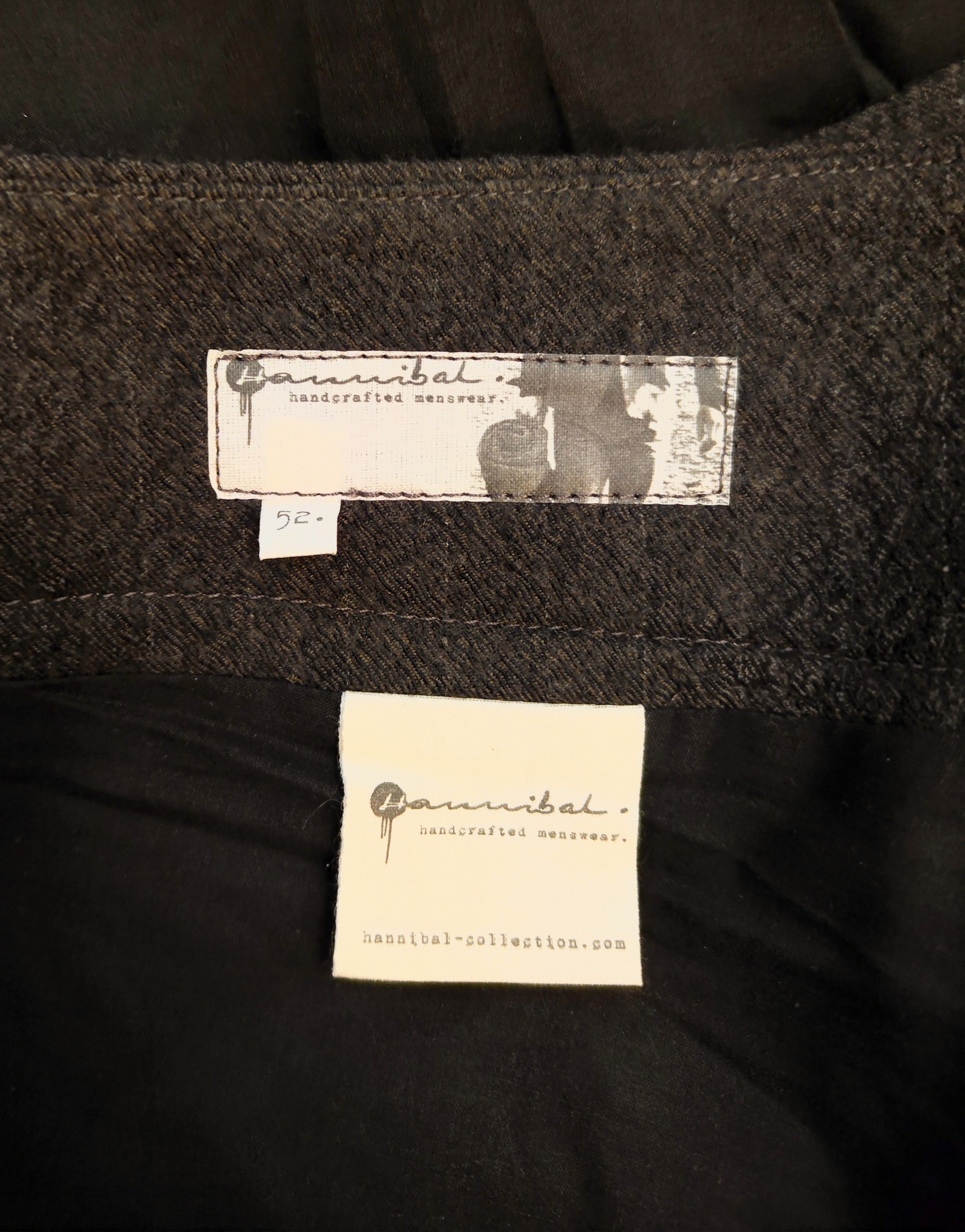 Hannibal. Wool wide trousers.Like Layer-0 or Elena Dawson Size US 36 / EU 52 - 7 Thumbnail