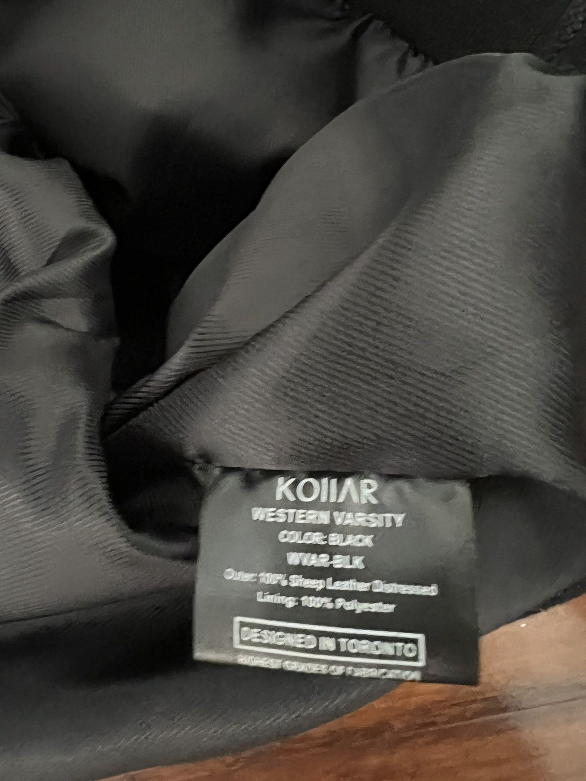 Kollar Clothing Two Tone Distressed leather jacket Size US L / EU 52-54 / 3 - 5 Thumbnail