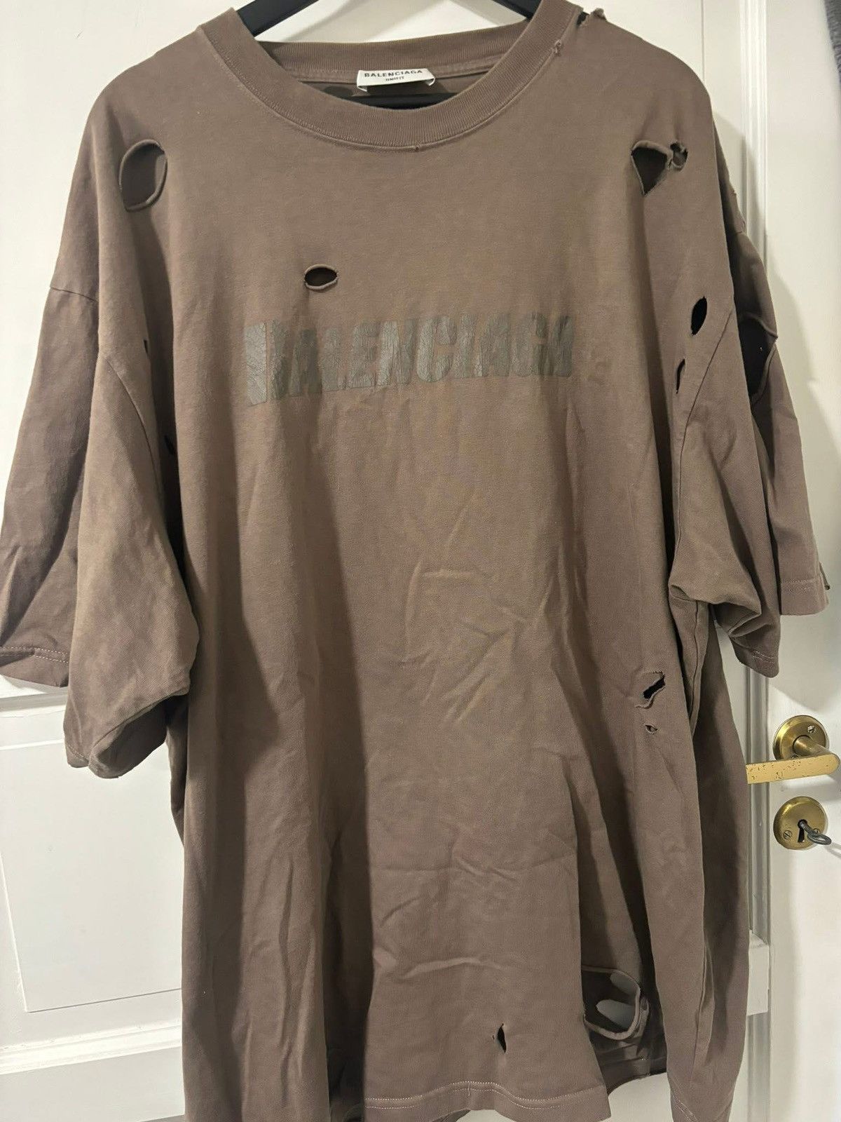 Balenciaga Logo tee Size US M / EU 48-50 / 2 - 1 Thumbnail